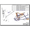 half pipe sup left, chassis reinforce